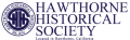 Logo of the Hawthorne Historical Society featuring the society's emblem and name, representing the preservation of Hawthorne's history and heritage in California.