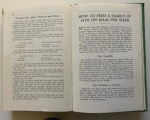 HOW TO FEED A FAMILY OF FIVE ON $15.00 PER WEEK.