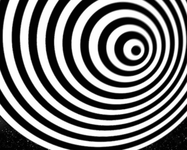 Black and white concentric circle logo representing Hawthorne Historical Society, emphasizing local history and community heritage.