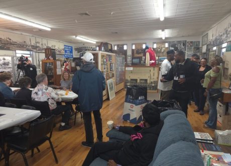 Facing West in Museum