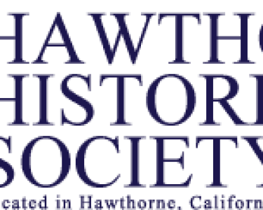 Logo of the Hawthorne Historical Society featuring the society's emblem and name, representing the preservation of Hawthorne's history and heritage in California.